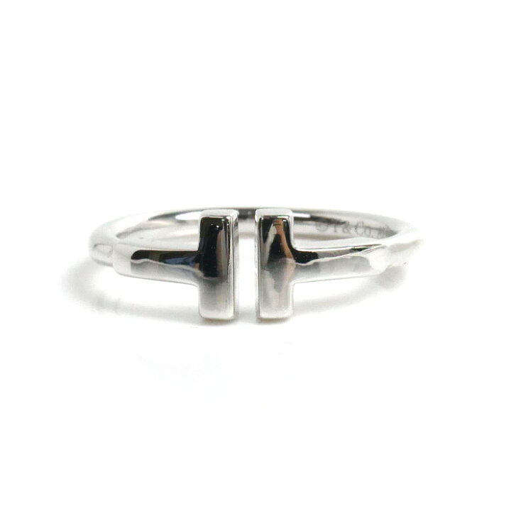 楽天市場】TIFFANY&Co. ティファニー K18WG ホワイトゴールド T 