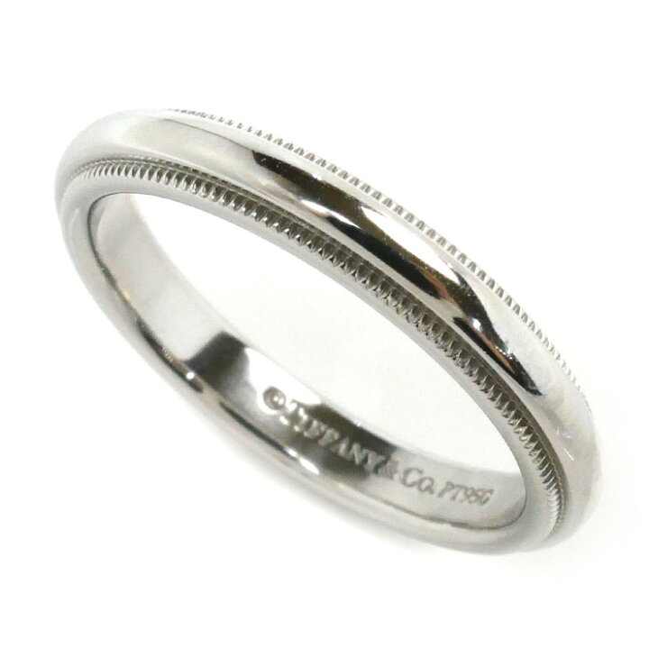 楽天市場】TIFFANY&Co. ティファニー Pt950プラチナ ミルグレイン 