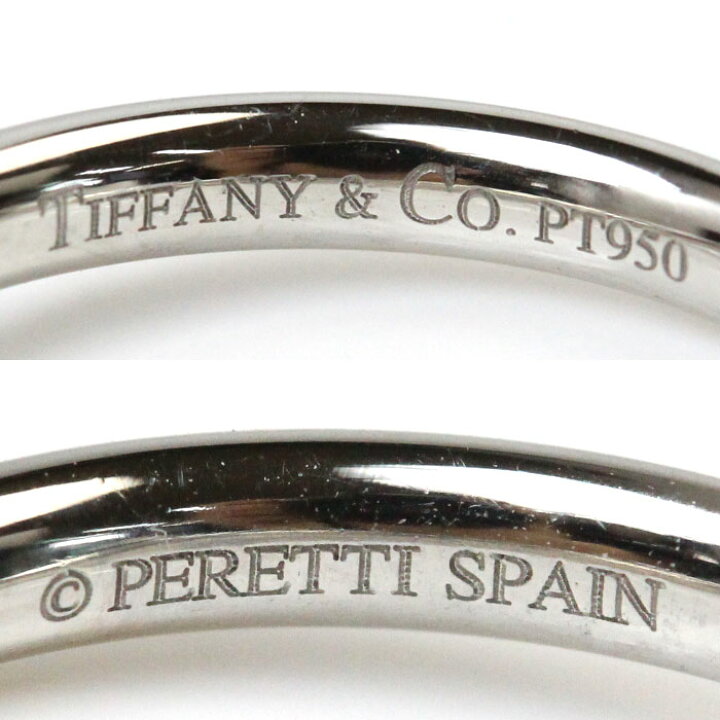 楽天市場】TIFFANY&Co. ティファニー Pt950プラチナ カーブドバンド  