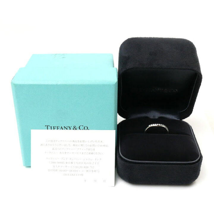 楽天市場】TIFFANY&Co. ティファニー Pt950プラチナ カーブドバンド  