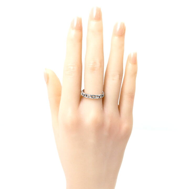 楽天市場】TIFFANY&Co. ティファニー K18WG ホワイトゴールド T 