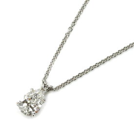 HARRY WINSTON ハリーウィンストン Pt950プラチナ ソリティア ネックレス PIDPPS007SI ダイヤモンド0.70ct 3.3g 40cm レディース【中古】
