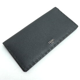 FENDI フェンディ セレリア 長財布 グレー 7M0355 メンズ【中古】【美品】