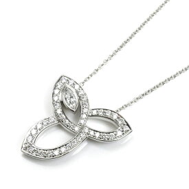HARRY WINSTON ハリーウィンストン Pt950プラチナ リリークラスター ダイヤ ネックレス PEDPMQRFLC ダイヤモンド 10.9g 41cm レディース【中古】【美品】