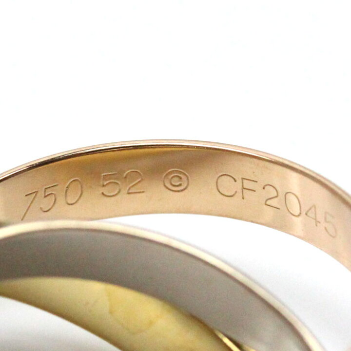 楽天市場】CARTIER カルティエ K18YG イエローゴールド K18WG ホワイト 