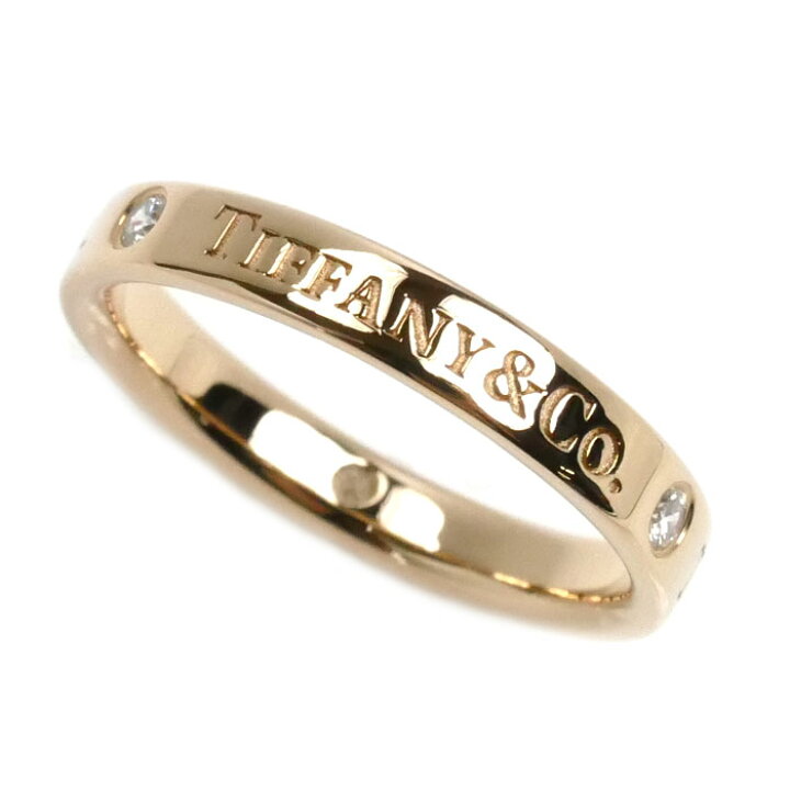 楽天市場】TIFFANY&Co. ティファニー K18PG ピンクゴールド フラット 