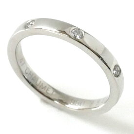 Chaumet ショーメ Pt950プラチナ エターナル リボンマリッジ 7PD リング・指輪 ダイヤモンド 7号 47 3.5g レディース【中古】【美品】