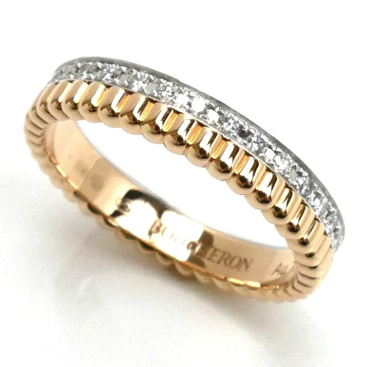 楽天市場】Boucheron ブシュロン K18PG ピンクゴールド K18WG ホワイト 