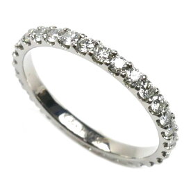 STAR JEWELRY スタージュエリー Pt950プラチナ プレミアム フルエタニティ リング・指輪 2PR0533 0.60ct 8号 1.6g レディース 中古 美品