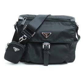 PRADA プラダ Re-Nylon ショルダー ショルダーバッグ ブラック 1BD994 RV44 F0002 レディース 中古 美品