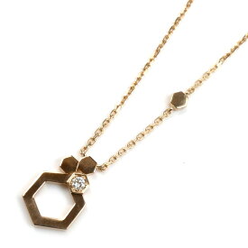 Chaumet ショーメ K18PG ピンクゴールド ビーマイラブ ネックレス 082250 3.9g 42/40/38cm レディース【中古】