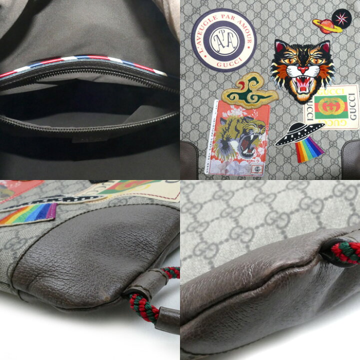 楽天市場】GUCCI グッチ GGスプリーム クーリエ バックパック リュック 