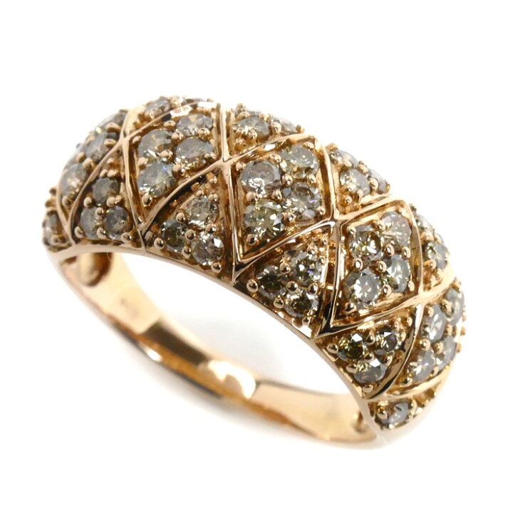 楽天市場】GSTV K18PG ピンクゴールド リング・指輪 ダイヤモンド1.00  