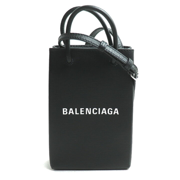 楽天市場】BALENCIAGA バレンシアガ ショッピング フォンホルダー 2Way 
