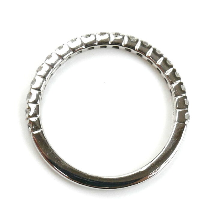 楽天市場】BVLGARI ブルガリ K18WG ホワイトゴールド ハーフエタニティ  