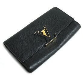 LOUIS VUITTON ルイ・ヴィトン ポルトフォイユ・カプシーヌ 長財布 ブラック M61248 レディース【中古】