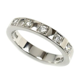 BVLGARI ブルガリ Pt950プラチナ マリーミー 5P ダイヤ リング・指輪 336846 ダイヤモンド 7号 5.6g レディース【中古】【美品】