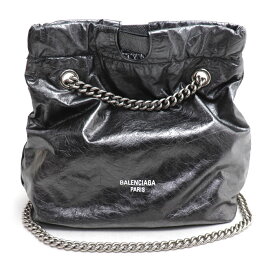 BALENCIAGA バレンシアガ クラッシュ スモール トート トートバッグ グレー 742942 2AATG 1314 レディース【中古】