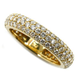 Ponte Vecchio ポンテヴェキオ K18YG イエローゴールド エテルノ リング・指輪 ダイヤモンド1.30ct 9.5号 3.8g レディース【中古】