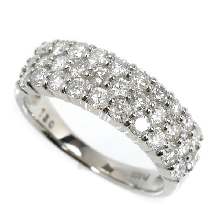 楽天市場】Pt900プラチナ リング・指輪 ダイヤモンド1.50ct 15号 6.5g 