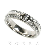 TIFFANY&Co. ティファニー K18WG ホワイトゴールド T TWOナロー リング・指輪 60151469 ダイヤモンド 10…