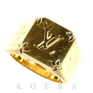 LOUIS VUITTON ルイ・ヴィトン GP モノグラム シグネットリング リング・指輪 M80191 21号 メンズ【中古】