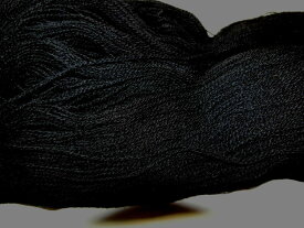 【毛糸】　織り糸　ニット糸　全4色　＜黒＞
