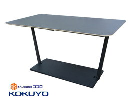 コクヨ リージョン T字脚角型テーブル ブラック W1400 2021年製 中古【中古オフィス家具】