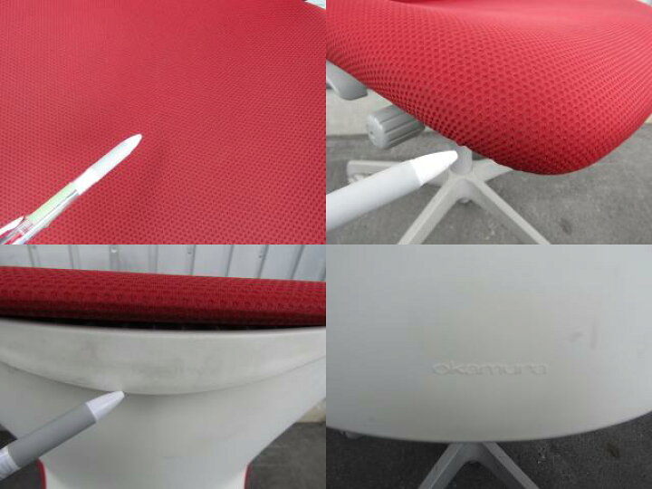 楽天市場】【中古品】中古 オカムラ スラート ローバック 肘なし 