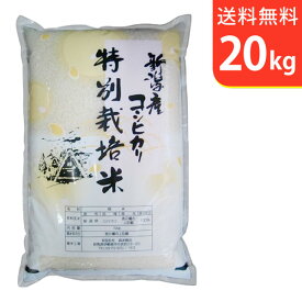 【送料無料】令和5年産 新米 新潟県阿賀野産コシヒカリ 20kg 阿賀野産 特別栽培米【smtb-TD】【saitama】