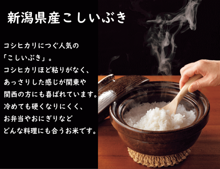 ぎゅうちゃん　精米済み 10キロ2袋　【農家直送！】新潟県産こしいぶき 新潟県長岡産】特別栽培こしいぶき 玄米30kg 又は 精米27kg