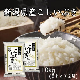 【スーパーセール期間中ポイント5倍】 米 こしいぶき 10kg 新潟産こしいぶき 10kg （5kg×2）新潟県産 令和5年産 米 お米 白米 精米 産地直送 こしいぶき あっさり コシ もちもち 美味しい おいしい ごはん ご飯 おにぎり お弁当 送料無料