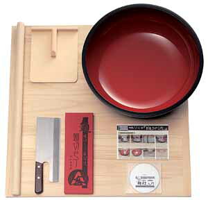 そば打ち道具セット 5点 大 DVD付き お試しそば粉付き そば打ち1kg対応 そば打ち道具 麺棒 打ち台 こね鉢 小間板 包丁 そば切り そば打ち 母の日 父の日 敬老の日 退職祝い 年越しそば 御祝