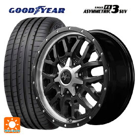 【5/25限定抽選で100％ポイントバック】トヨタ RAV4(50系)用 235/65R17 104W グッドイヤー イーグル F1 アシメトリック3 SUV ナイトロパワー グレネード セミグロスブラック＋リムヴァーティカルポリッシュ 新品サマータイヤホイール 4本セット