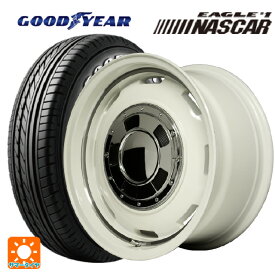 【最大3万円OFFクーポン 4/27 9:59迄】即日発送 215/65R16 109/107R グッドイヤー イーグル ナンバー1 ナスカー ホワイトレター＃ マルカサービス ガルシア シスコ オールドイングリュッシュホワイト＋リムヴァーレイ 16-5.5J 国産車用 サマータイヤホイール4本セット