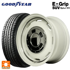 【最大3万円OFFクーポン 4/27 9:59迄】175/80R16 91S グッドイヤー エフィシェントグリップSUV HP01 ＃ マルカサービス ガルシア シスコ オールドイングリュッシュホワイト＋リムヴァーレイ 16-5.5J 国産車用 サマータイヤホイール4本セット