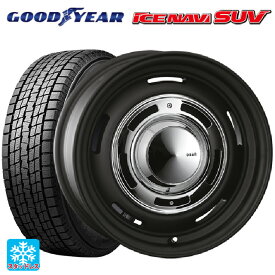 【最大3万円OFFクーポン 5/27 1:59迄】ジープ ラングラー(JL系)用 265/70R17 115Q グッドイヤー アイスナビ SUV ディーン クロスカントリー マットブラック 新品スタッドレスタイヤホイール 5本セット