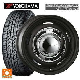 トヨタ RAV4(50系)用 225/70R16 103H ヨコハマ ジオランダー A/T G015 ブラックレター ディーン クロスカントリー マットブラック 新品サマータイヤホイール 4本セット