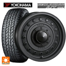 トヨタ ハイエース(200系)用 215/65R16 109/107S ヨコハマ ジオランダー A/T G015 ホワイトレター ディーン コロラド マットチャコールブラック 新品サマータイヤホイール 4本セット