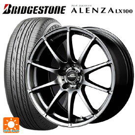 即日発送 トヨタ クラウンスポーツ(36系)用 235/60R18 103H ブリヂストン アレンザLX100 正規品 # シュナイダー スタッグ メタリックグレー 新品サマータイヤホイール 4本セット