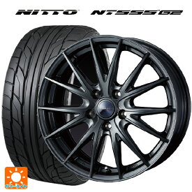 即日発送 215/45R18 93Y XL ニットー NT555 G2 ウェッズ ヴェルバ スポルト2 ディープメタル2 18-7J 国産車用 サマータイヤホイール4本セット