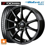 ニッサン エクストレイル(32系)用 225/65R17 106V XL ヨコハマ ブルーアースXT AE61 シュナイダー スタッグ（限定） # ストロングガンメタ 新品サマータイヤホイール 4本セット