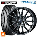 【4/24 20時〜 最大3万円OFFクーポン】 ニッサン エクストレイル(32系)用 225/65R17 106V XL ヨコハマ ブルーアースXT AE61 ヴェルバ スポルト2 # ディープメタル2 新品サマータイヤホイール 4本セット