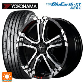 【3/25限定 抽選で最大100％ポイントバック】ジープ チェロキー(KL24)用 225/60R17 99V ヨコハマ ブルーアースXT AE61 ナイトロパワー クロスクロウ グラフィティエディション ブラックメタリック＋ミラーカット/グラフィティ 新品サマータイヤホイール 4本セット