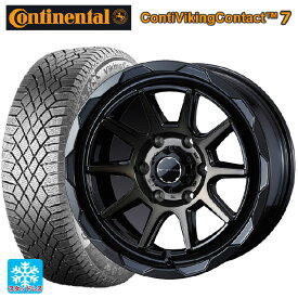 4/20限定 エントリーで最大100％ポイントバック265/60R18 114T XL コンチネンタル コンチバイキングコンタクト7 正規品 ウェッズ マッドヴァンス06 ブラックポリッシュブロンズクリア 18-8J 国産車用 スタッドレスタイヤホイール4本セット