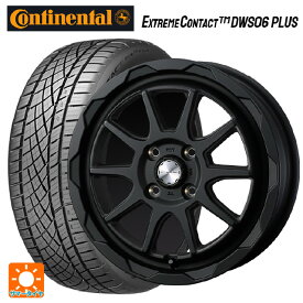 225/50R16 92W コンチネンタル エクストリームコンタクト DWS06プラス ウェッズ マッドヴァンス06 フルマットブラック 16-6J 国産車用 サマータイヤホイール4本セット