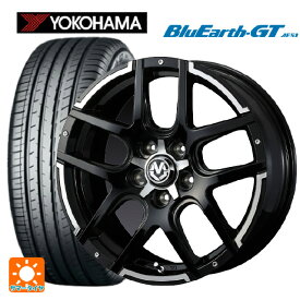 【最大3万円OFFクーポン 6/11 1:59迄】225/40R18 92W XL ヨコハマ ブルーアースGT AE51 ウェッズ マッドヴァンス04 ブラックポリッシュ 18-7J 国産車用 サマータイヤホイール4本セット