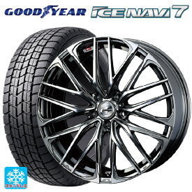 スバル レヴォーグ(VN系)用 225/45R18 91Q グッドイヤー アイスナビ7(限定) # レオニス SK BMCMC 新品スタッドレスタイヤホイール 4本セット