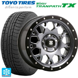 205/60R16 96Q トーヨー ウインタートランパス TX エムエルジェイ エクストリームJ XJ04 Gloss Blk. M. Smoke 16-7J 国産車用 スタッドレスタイヤホイール4本セット