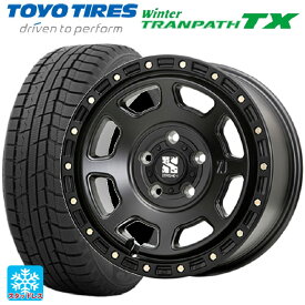 205/60R16 96Q トーヨー ウインタートランパス TX エムエルジェイ エクストリームJ XJ07 Satin Black 16-7J 国産車用 スタッドレスタイヤホイール4本セット